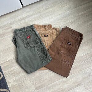 Lot of 3 Dickies Carpenter Work Pants - 40x30